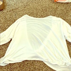 White work out shirt